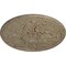 Ekena Millwork Milton Ceiling Medallion (Fits Canopies up to 7 7/8"), 40 5/8"OD x 1 3/4"P, Gobi Desert Crackle CM40MIGDC - alternate 3
